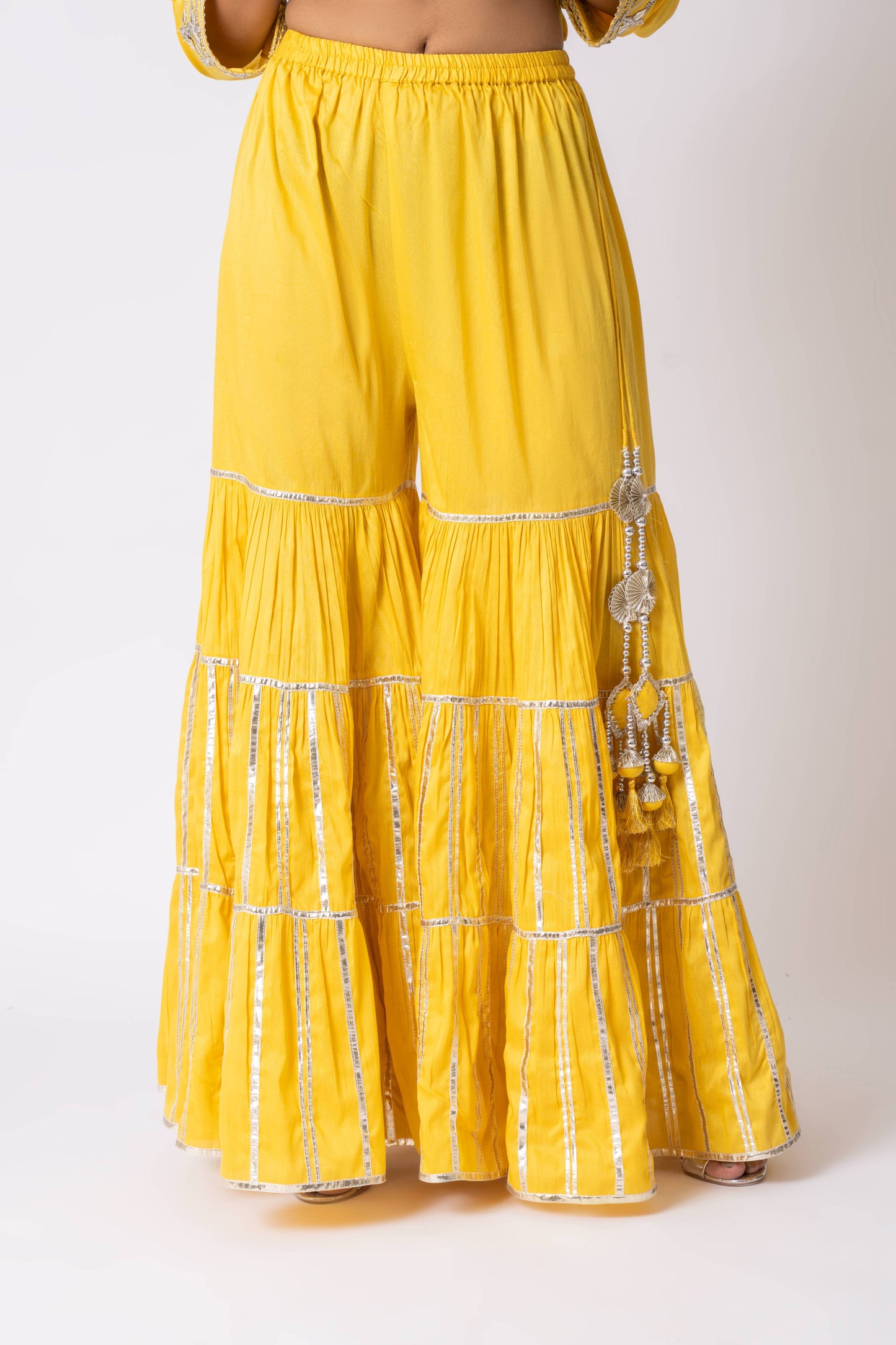 Yellow Gharara Set