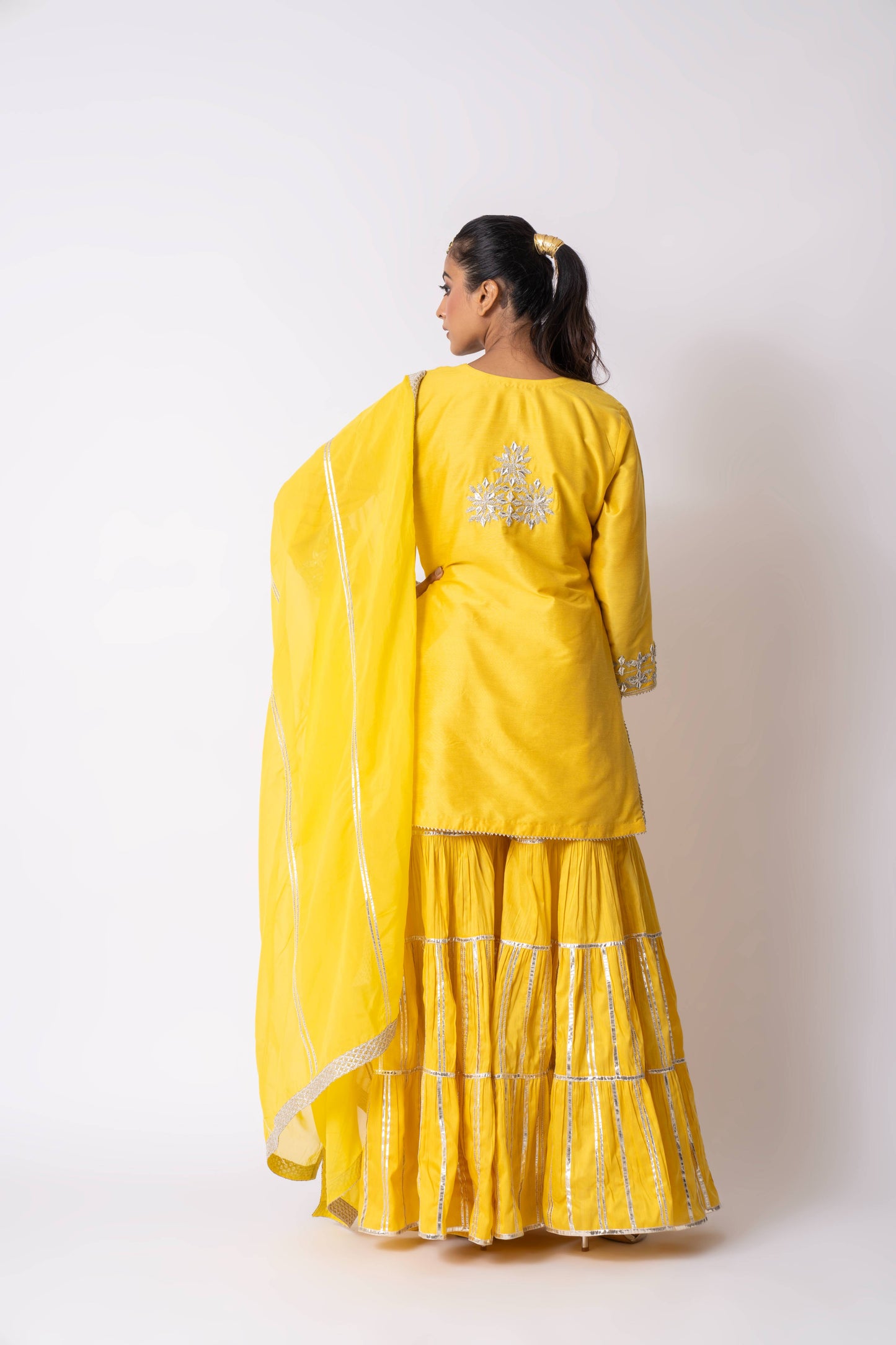 Yellow Gharara Set