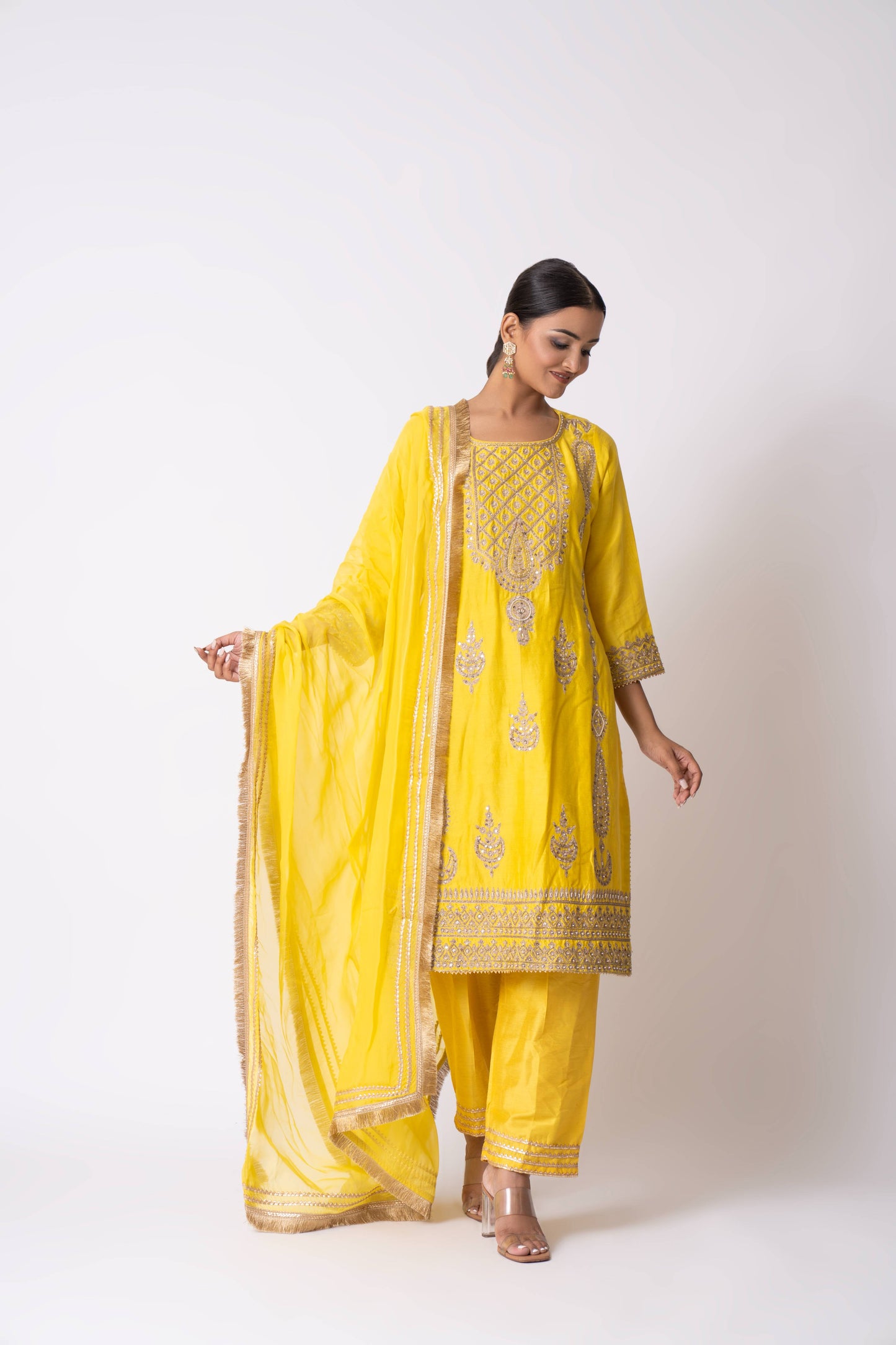 Yellow Kurta Set