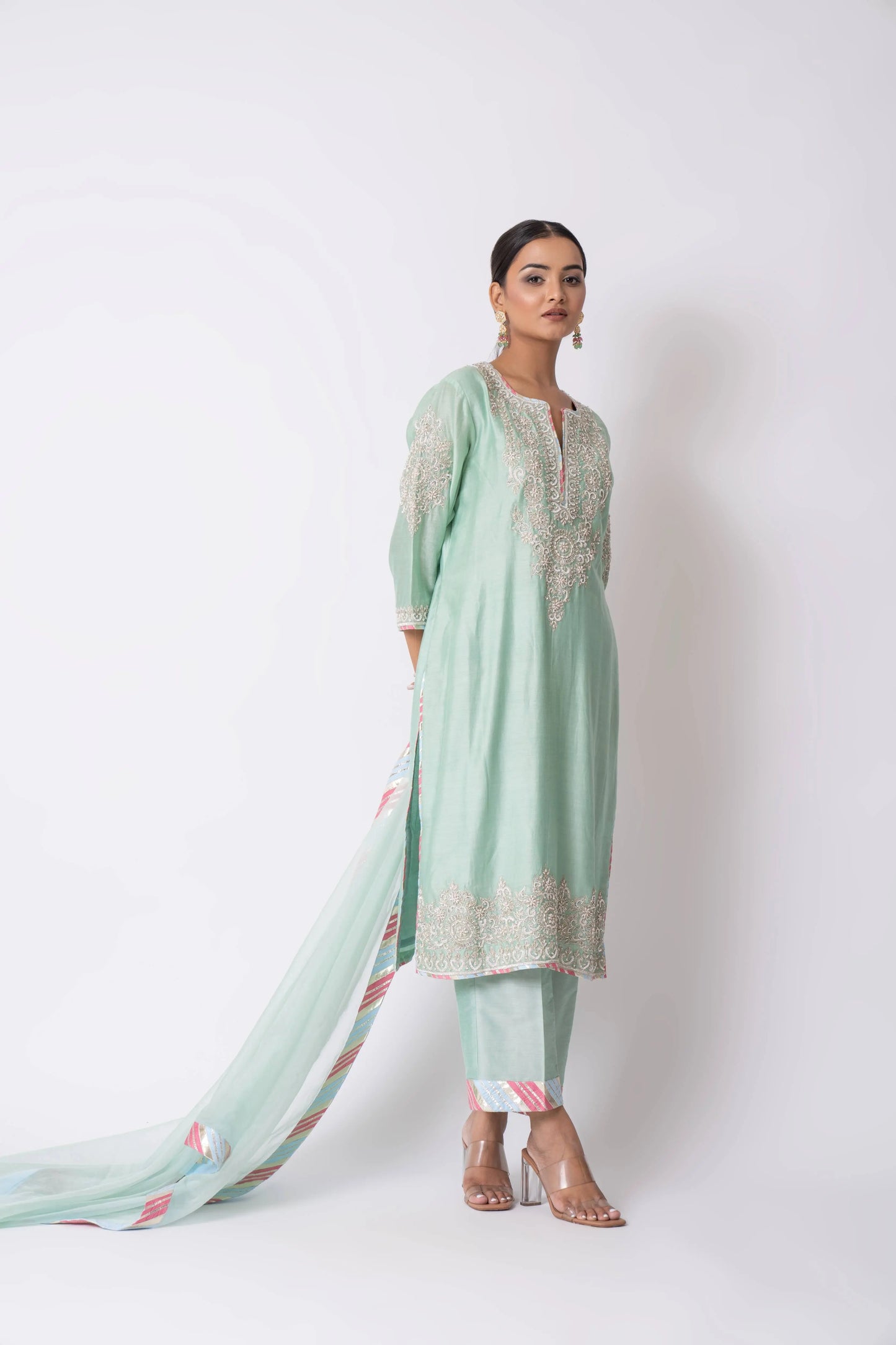Sea Green Suit Set