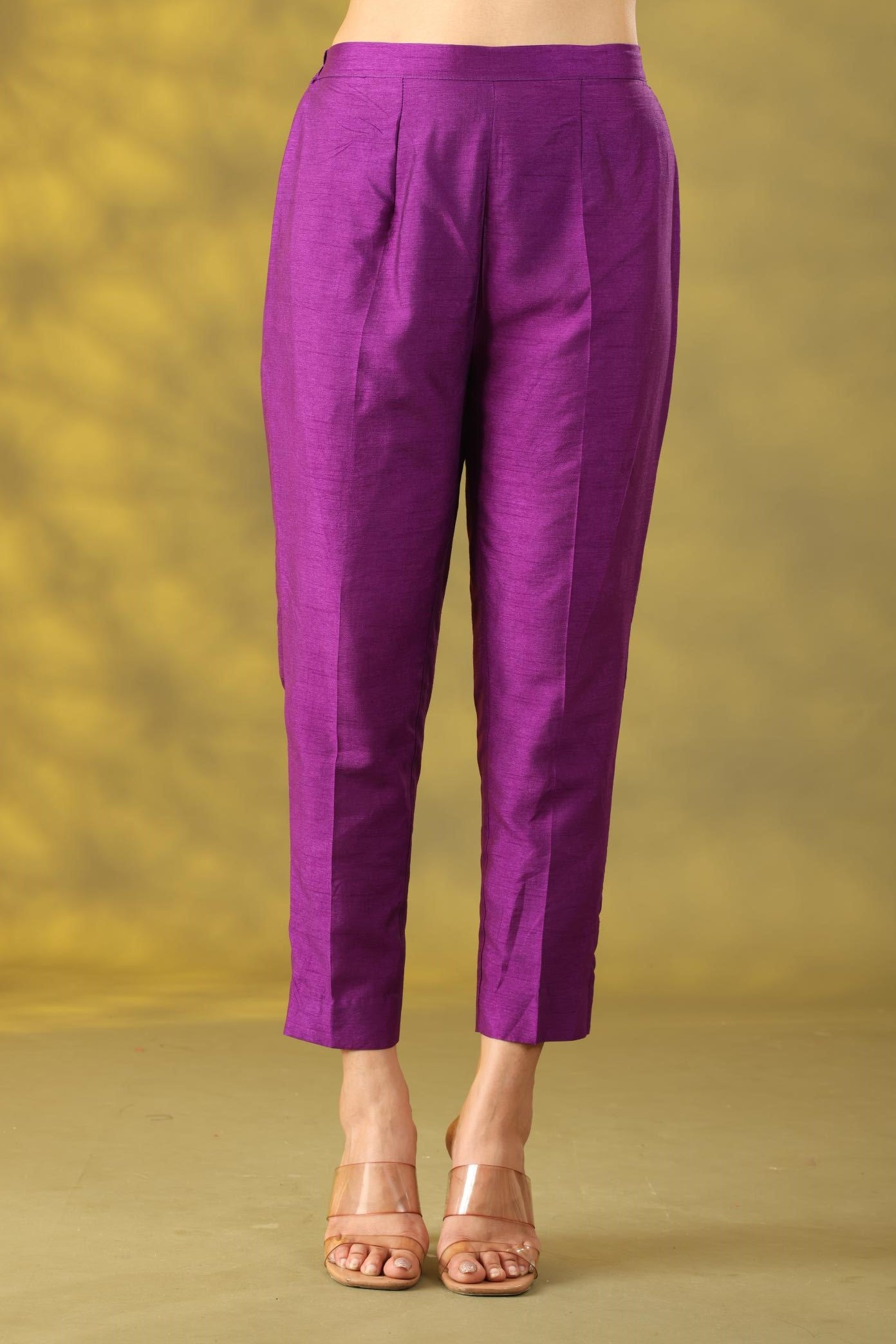 Warm Purple Kashmiri Style Phiran Kurta Set