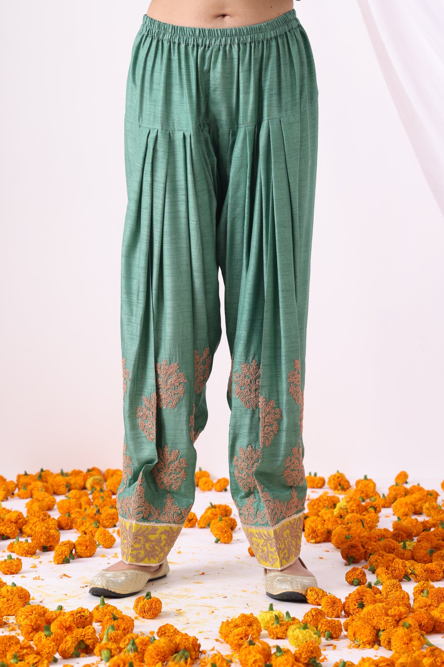 Pastel Green Suit with Salwar