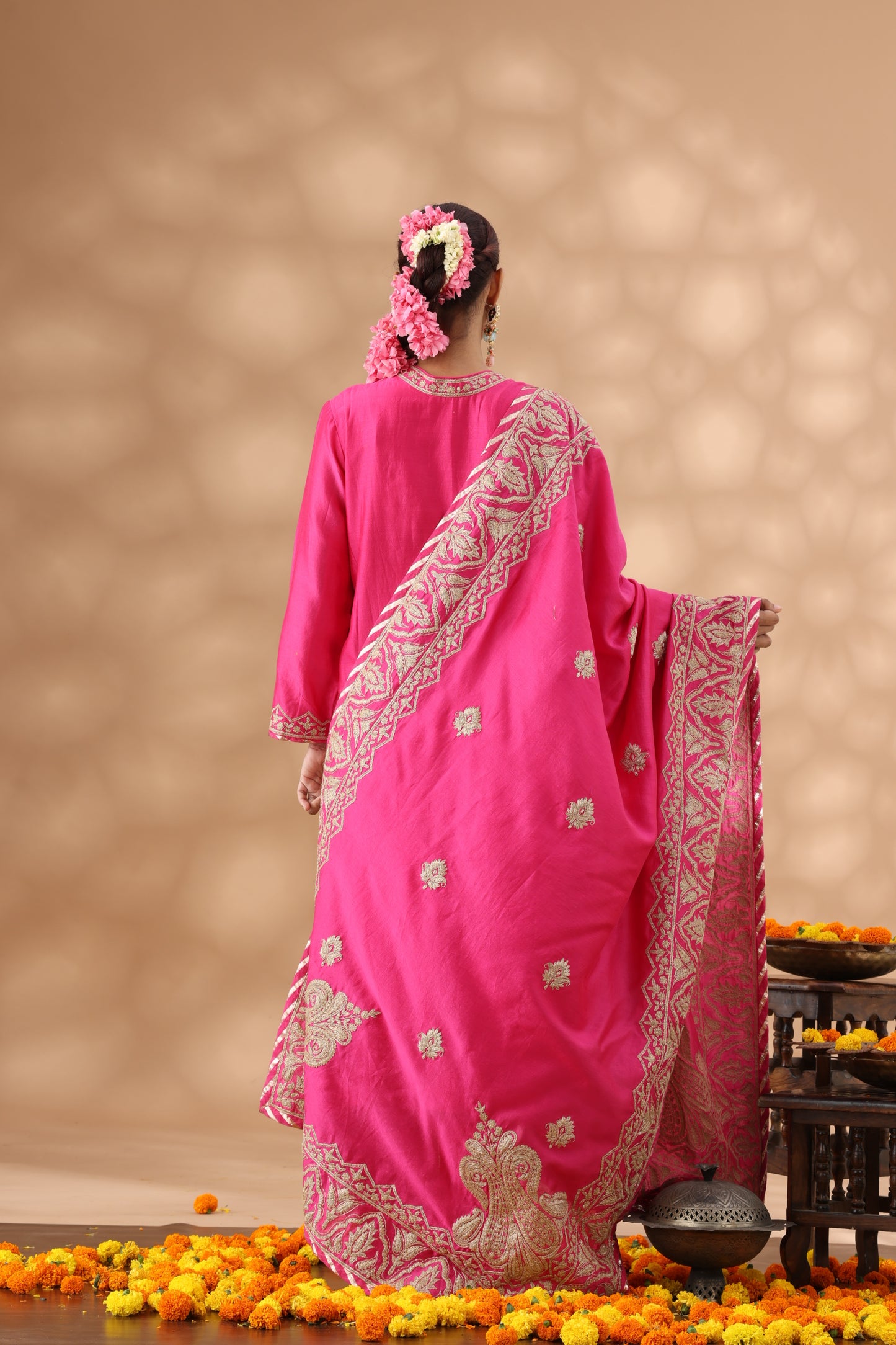 Hot Pink Kurta Set