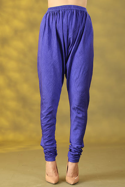 Blueberry Crepe Tilla Embroidered & Printed Phiran Kurta Set