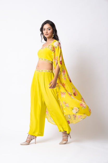 Yellow Cape Set