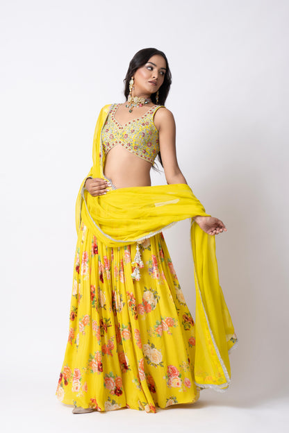 Yellow Lehengas