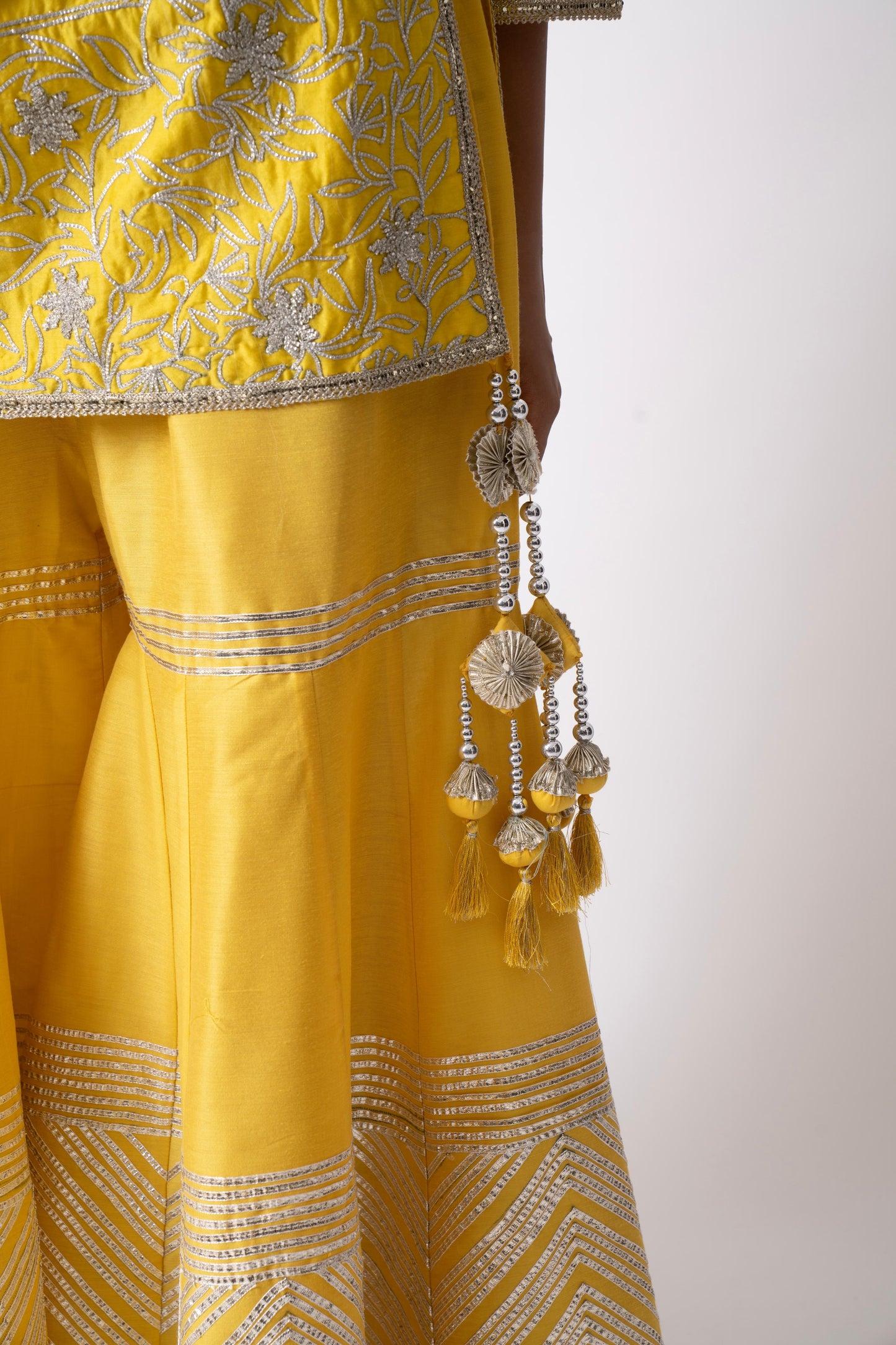 Yellow Gharara Set