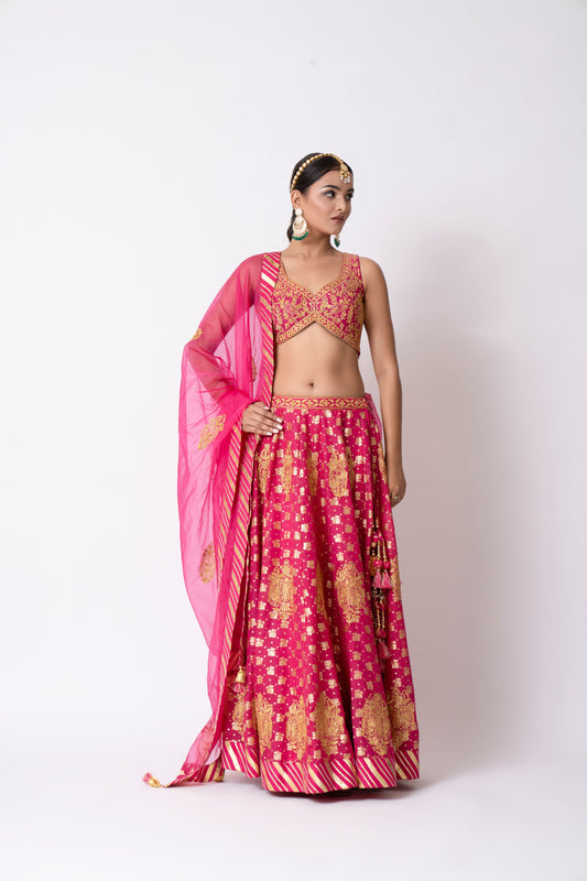 Pink Lehenga