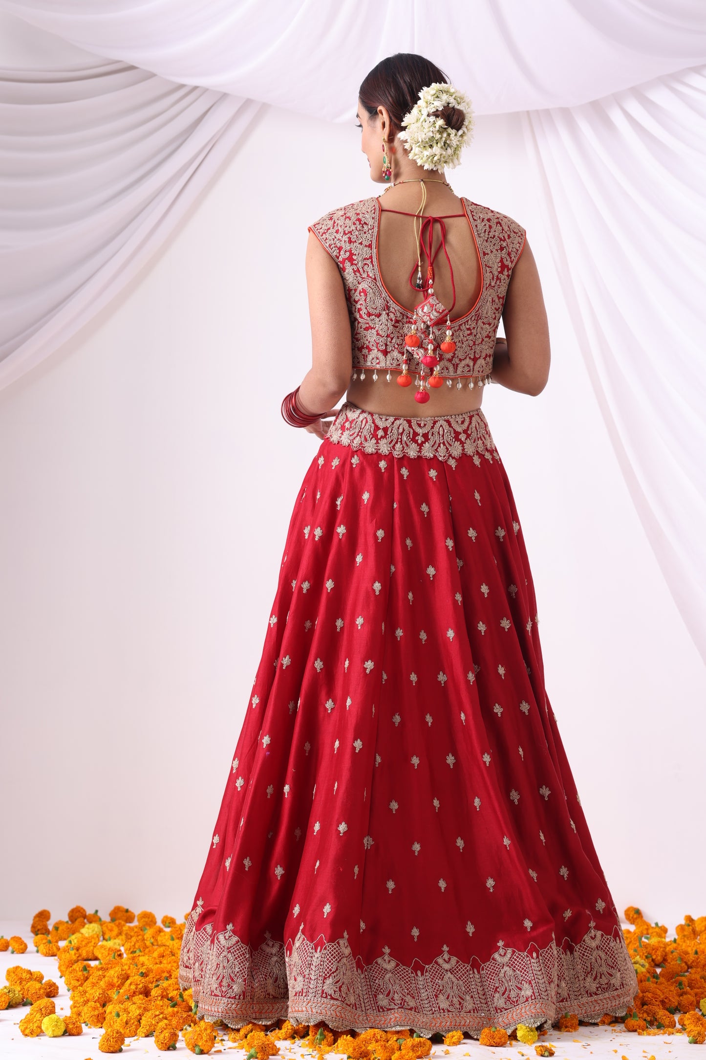 Maroon Lehenga Set